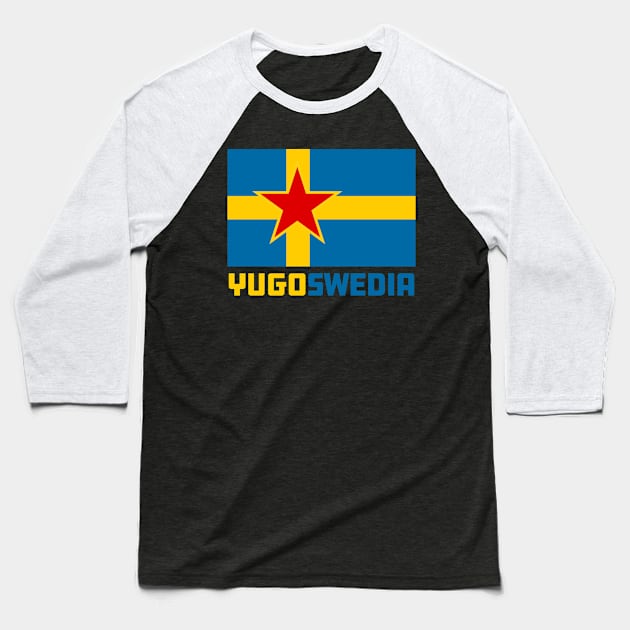 Yugoswedia Baseball T-Shirt by StuffByMe